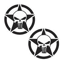 Load image into Gallery viewer, JH Offroad Stickers/Decals/Banners Star Punisher Decals 12 inch Pair