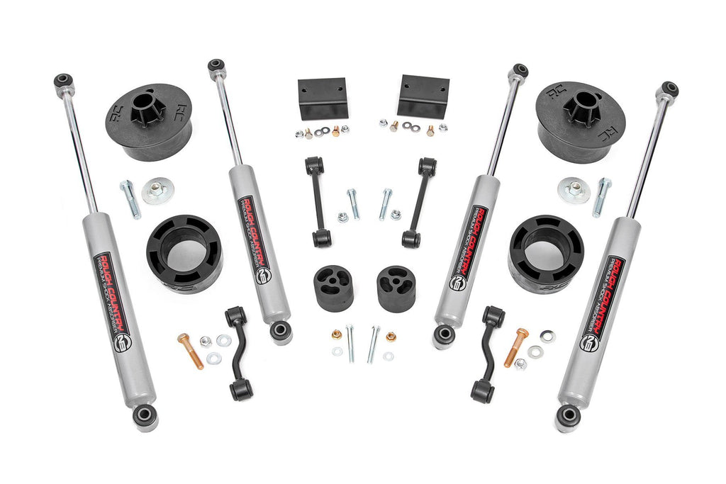 2.5 Inch Lift Kit | Spacers | N3 | Jeep Wrangler JL (24-26)/Wrangler Unlimited (24-26) 