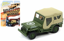 Load image into Gallery viewer, Johnny Lightning Diecast Model Johnny Lightning 1:64 Wheeled Warriors Release 2 Version A - WWII Willys MB Jeep (Limited Edition 1 of 2004)