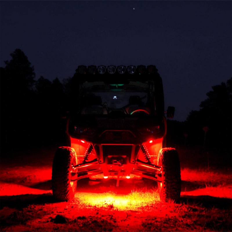 KC HiLiTES Light Bars & Cubes KC HiLiTES Cyclone V2 LED - Replacement Lens - Red - 6-PK