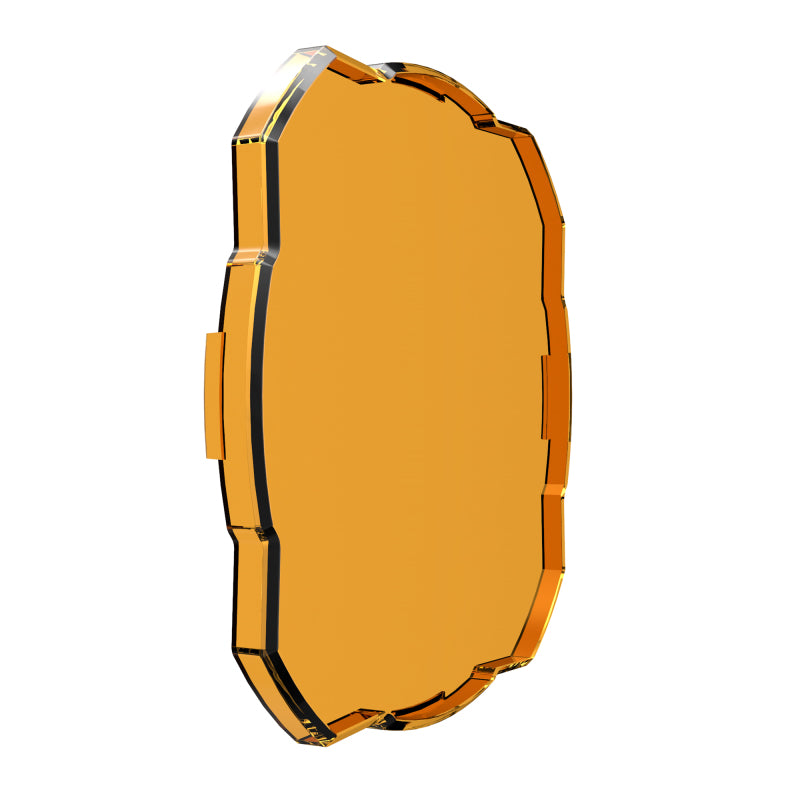 KC HiLiTES Light Bars & Cubes KC HiLiTES FLEX ERA 4 Light Shield Hard Cover (ea) - Amber