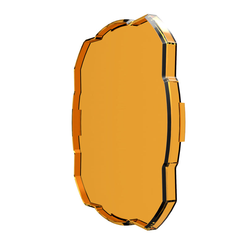 KC HiLiTES Light Bars & Cubes KC HiLiTES FLEX ERA 4 Light Shield Hard Cover (ea) - Amber