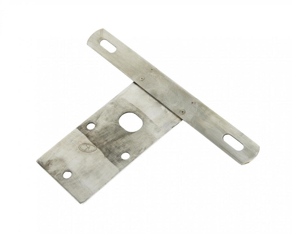 Kentrol License Plate Bracket Jeep CJ License Plate Bracket 76-86 CJ Polished Silver Kentrol