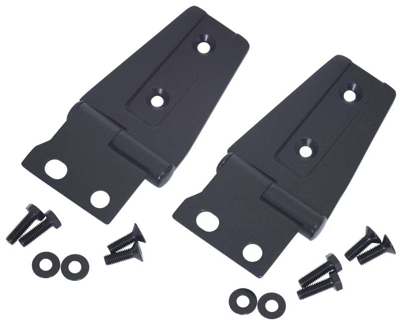 Kentrol Hoods Kentrol 07-18 Jeep Wrangler JK Hood Hinge Pair - Textured Black