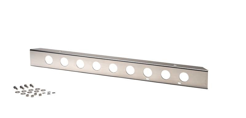 Kentrol Bumpers - Steel Kentrol 45-86 Jeep CJ 42 Inch Front Bumper with holes - Polished Silver