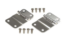 Load image into Gallery viewer, Kentrol Tailgate Accessories Kentrol 76-86 Jeep CJ7 Tailgate Hinge Pair - Polished Silver