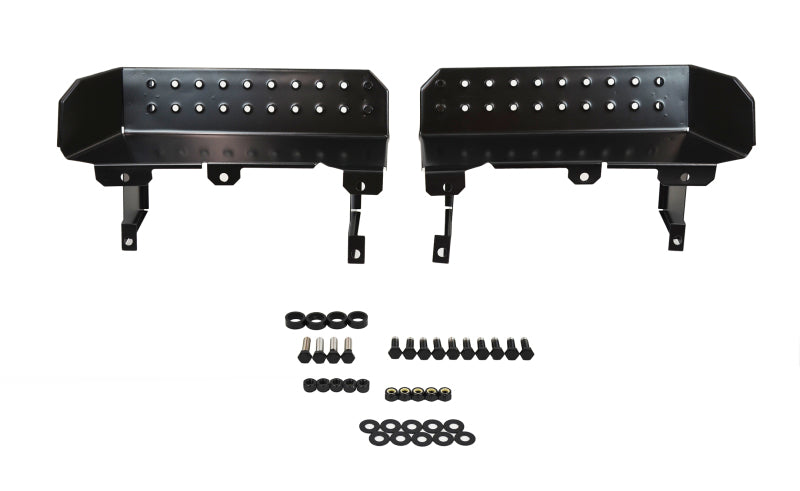 Kentrol Steps Kentrol 76-95 Jeep CJ7 Wrangler YJ Side Steps Pair - Powdercoat Black