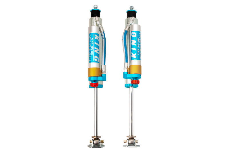 King Shocks Shocks and Struts King Shocks 84-00 Jeep Cherokee xJ Front 2.5 Dia Piggy Hose Res Shock for 5-6in Lift w/Adj (Pair)