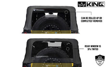 Load image into Gallery viewer, King4WD Soft Tops Jeep JK Replacement Soft Top Tinted Windows For 10-18 Wrangler JK 4 Door Black Diamond King 4WD - King4WD - 14010635