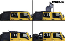 Load image into Gallery viewer, King4WD Soft Tops Jeep JK Replacement Soft Top Tinted Windows For 10-18 Wrangler JK 4 Door Black Diamond King 4WD - King4WD - 14010635