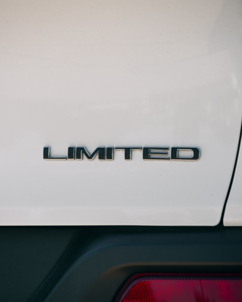 LIMITED Emblem Overlay Decal for Jeep – Vinyl Badge Sticker