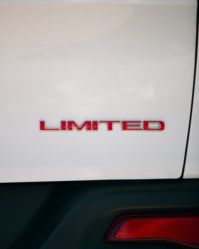 LIMITED Emblem Overlay Decal for Jeep – Vinyl Badge Sticker