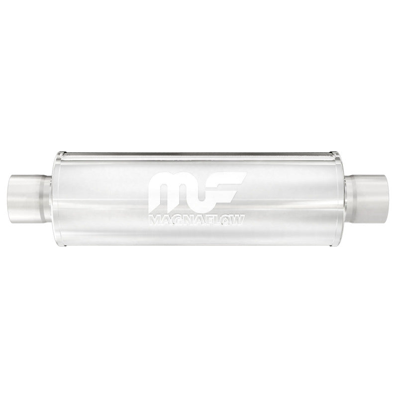 Magnaflow Muffler MagnaFlow Muffler Mag SS 14X6X6 2.5 C/C- Not Polished