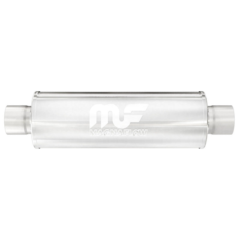 Magnaflow Muffler MagnaFlow Muffler Mag SS 14X6X6 2.5 C/C- Not Polished