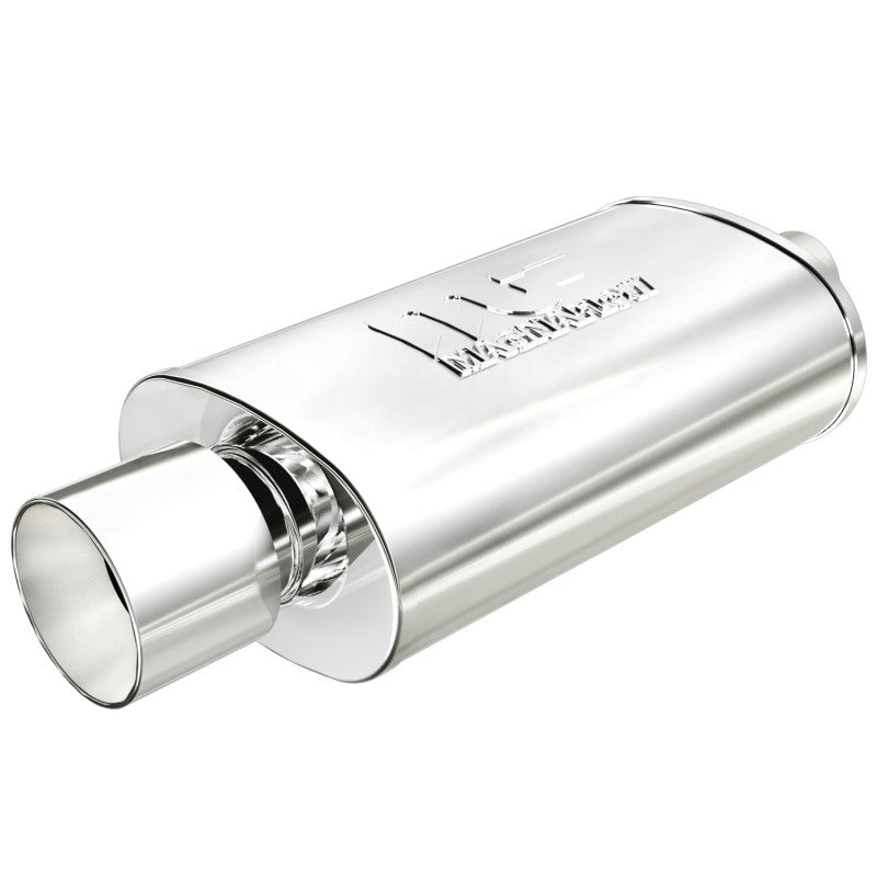 Magnaflow Muffler MagnaFlow Muffler W/Tip Mag SS 14X5X8 2.25/4.