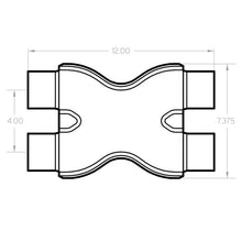 Load image into Gallery viewer, Magnaflow Connecting Pipes MagnaFlow Smooth Trans X 2.25/2.25 X 12 SS