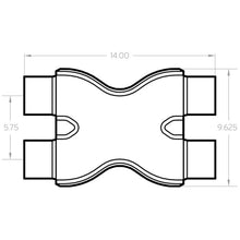 Load image into Gallery viewer, Magnaflow Catalytic Converter Universal MagnaFlow Smooth Trans X 3/3 X 14 SS