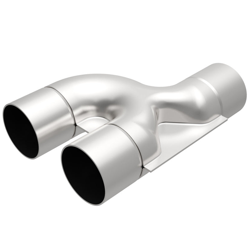 Magnaflow Catalytic Converter Universal MagnaFlow Smooth Trans Y 2.50inch SS 90 deg.