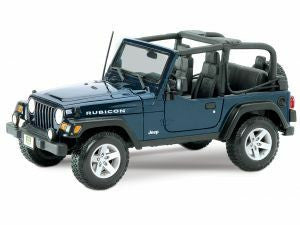 Maisto Diecast Model Maisto, 31245DKBLU - 1:27 Jeep Wrangler Rubicon Diecast - Blue