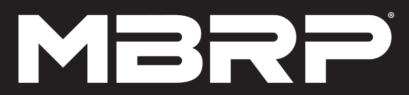 MBRP Tips MBRP Tip 3in Round x 4in Inlet OD Dual Walled Angled Black Tip - Fits all 3in Exhausts