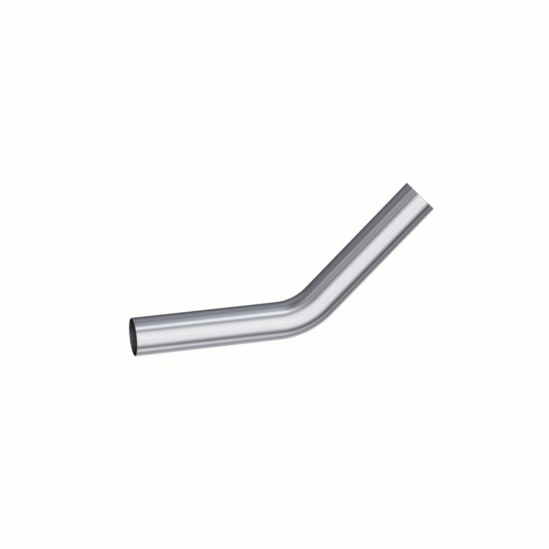 MBRP Aluminum Tubing MBRP Universal 3.5in - 45 Deg Bend 12in Legs Aluminized Steel (NO DROPSHIP)