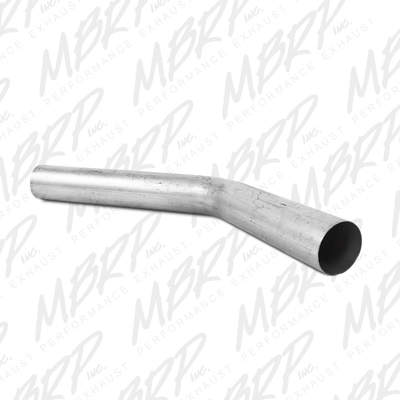 MBRP Aluminum Tubing MBRP Universal 3.5in - 45 Deg Bend 12in Legs Aluminized Steel (NO DROPSHIP)