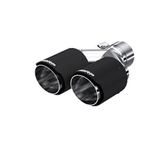 Load image into Gallery viewer, MBRP Tips MBRP Universal Carbon Fiber Dual Tip 3.5in OD/2.5in Inlet