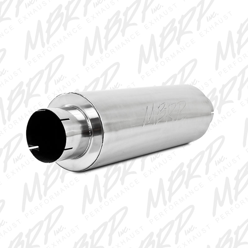 MBRP Muffler MBRP Universal Quiet Tone Muffler 5in Inlet /Outlet 8in Dia Body 31in Overall