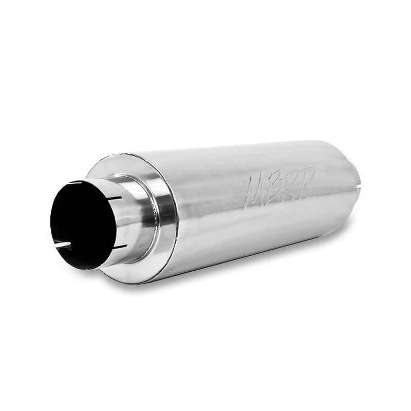 MBRP Muffler MBRP Universal Quiet Tone Muffler 5in Inlet /Outlet 8in Dia Body 31in Overall