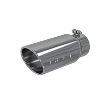 Load image into Gallery viewer, MBRP Steel Tubing MBRP Universal Tip 5 O.D. Angled Rolled End 4 inlet 12 length