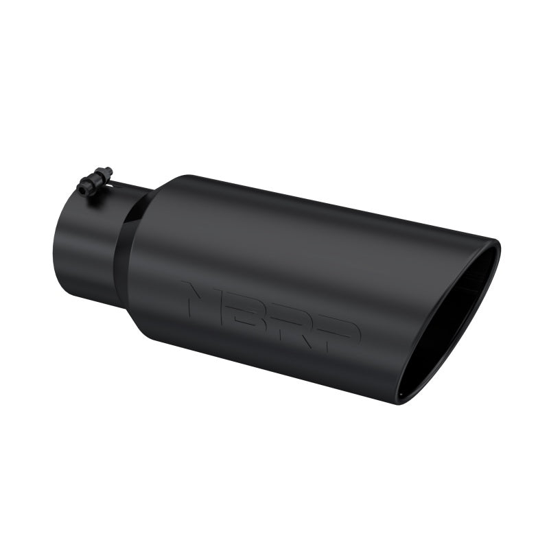 MBRP Tips MBRP Universal Tip 7in O.D. Rolled End 5in inlet 18in length Black