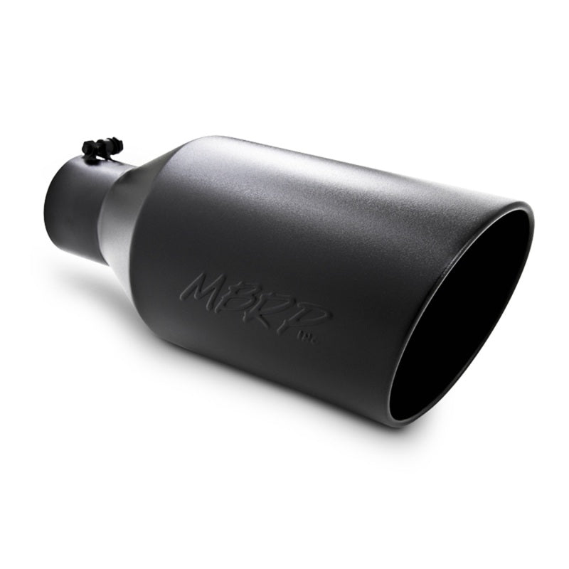 MBRP Tips MBRP Universal Tip 8in O.D. Rolled End 4in inlet 18in length Black