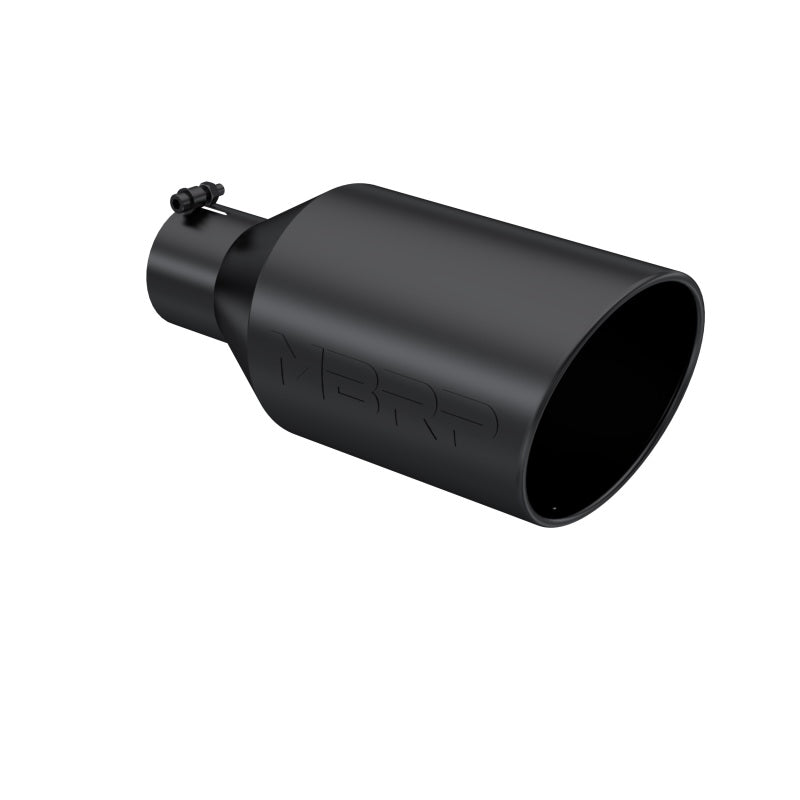 MBRP Tips MBRP Universal Tip 8in O.D. Rolled End 4in inlet 18in length Black