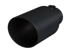 Load image into Gallery viewer, MBRP Tips MBRP Universal Tip 8in OD Rolled End 5in Inlet 18in Length T304 - Black