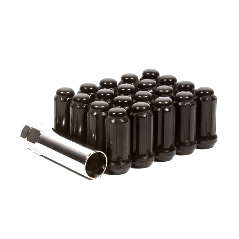 Method Wheels Lug Nuts Method Lug Nut Kit - Extended Thread Spline - 14x1.5 - 5 Lug Kit - Black