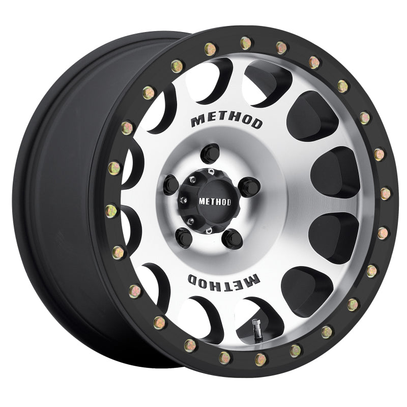 Method Wheels Wheels - Cast Method MR105 Beadlock 17x9 -38mm Offset 5x5 71.5mm CB Machined w/Matte Black Ring Wheel