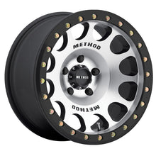 Load image into Gallery viewer, Method Wheels Wheels - Cast Method MR105 Beadlock 17x9 -38mm Offset 5x5 71.5mm CB Machined w/Matte Black Ring Wheel