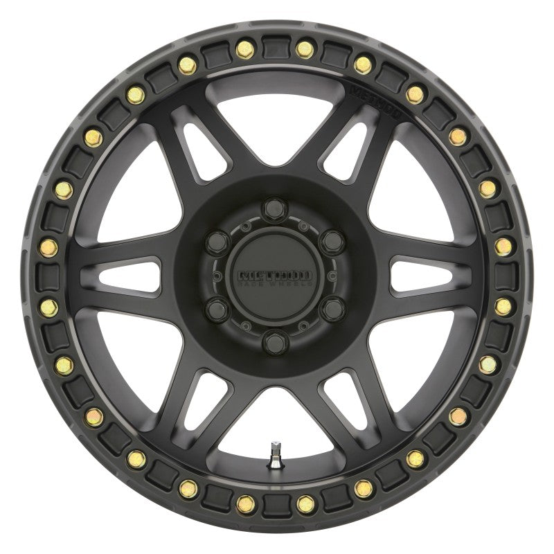 Method Wheels Wheels - Cast Method MR106 Beadlock 17x9 -44mm Offset 5x5 71.5mm CB Matte Black w/BH-H24125 Wheel