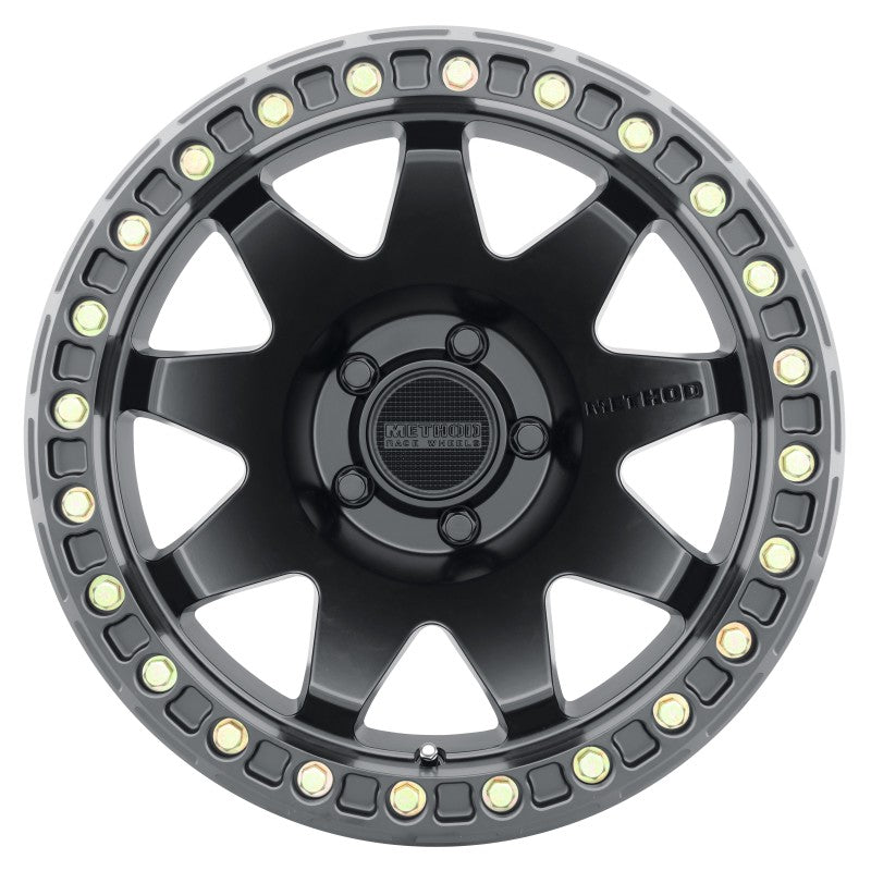 Method Wheels Wheels - Cast Method MR108 17x9 -44mm Offset 5x5 71.5mm CB Matte Black w/BH-H24125-38 Wheel