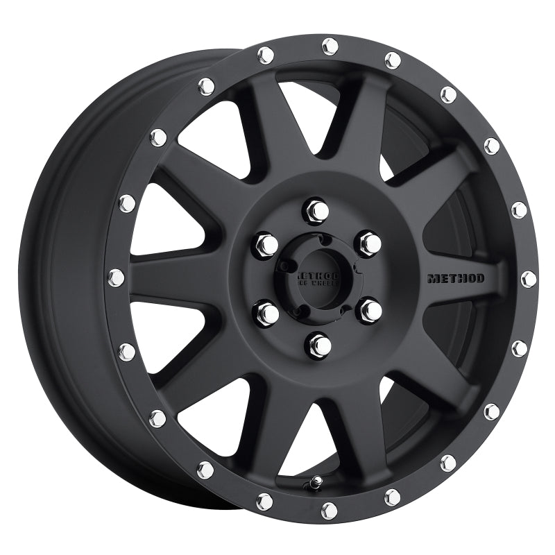 Method Wheels Wheels - Cast Method MR301 The Standard 17x7.5 +50mm Offset 6x130 84.1mm CB Matte Black Wheel