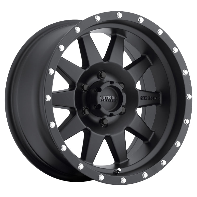 Method Wheels Wheels - Cast Method MR301 The Standard 17x8.5 0mm Offset 6x5.5 108mm CB Matte Black Wheel