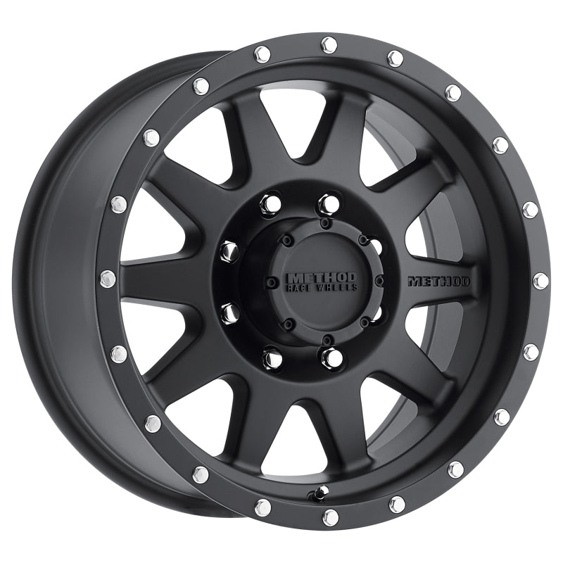 Method Wheels Wheels - Cast Method MR301 The Standard 17x9 -12mm Offset 8x6.5 130.81mm CB Matte Black Wheel