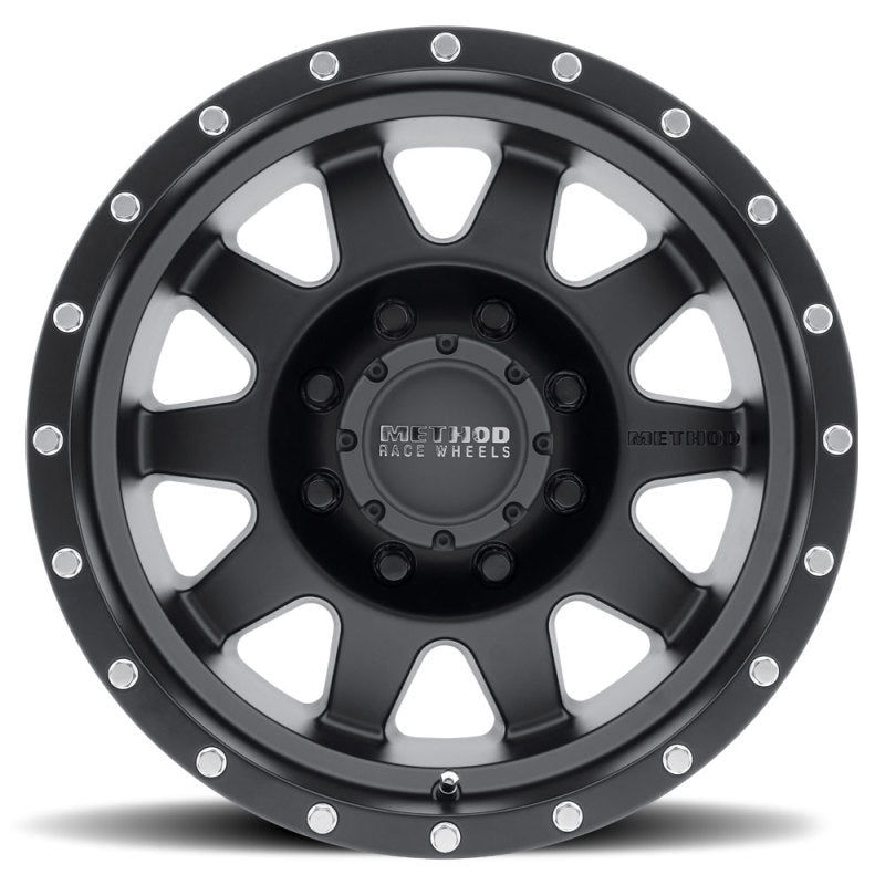 Method Wheels Wheels - Cast Method MR301 The Standard 17x9 -12mm Offset 8x6.5 130.81mm CB Matte Black Wheel