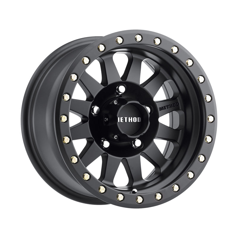 Method Wheels Wheels - Cast Method MR304 Double Standard 15x8 -24mm Offset 5x4.5 83mm CB Matte Black Wheel