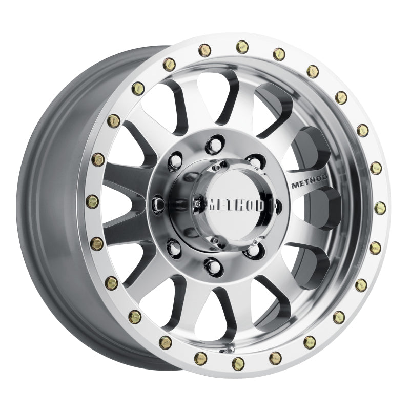 Method Wheels Wheels - Cast Method MR304 Double Standard 17x8.5 0mm Offset 8x6.5 130.81mm CB Machined/Clear Coat Wheel