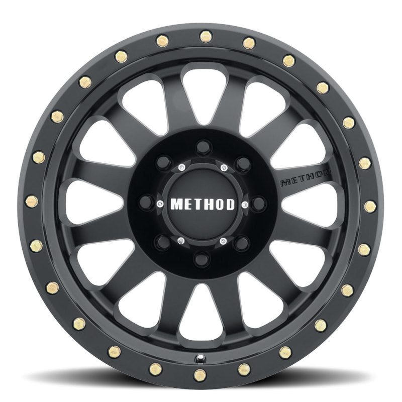 Method Wheels Wheels - Cast Method MR304 Double Standard 17x8.5 0mm Offset 8x6.5 130.81mm CB Matte Black Wheel