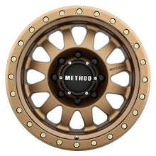 Load image into Gallery viewer, Method Wheels Wheels - Cast Method MR304 Double Standard 17x8.5 0mm Offset 8x6.5 130.81mm CB Method Bronze Wheel