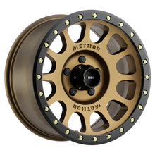 Load image into Gallery viewer, Method Wheels Wheels - Cast Method MR305 NV 17x8.5 0mm Offset 5x150 116.5mm CB Method Bronze/Black Street Loc Wheel