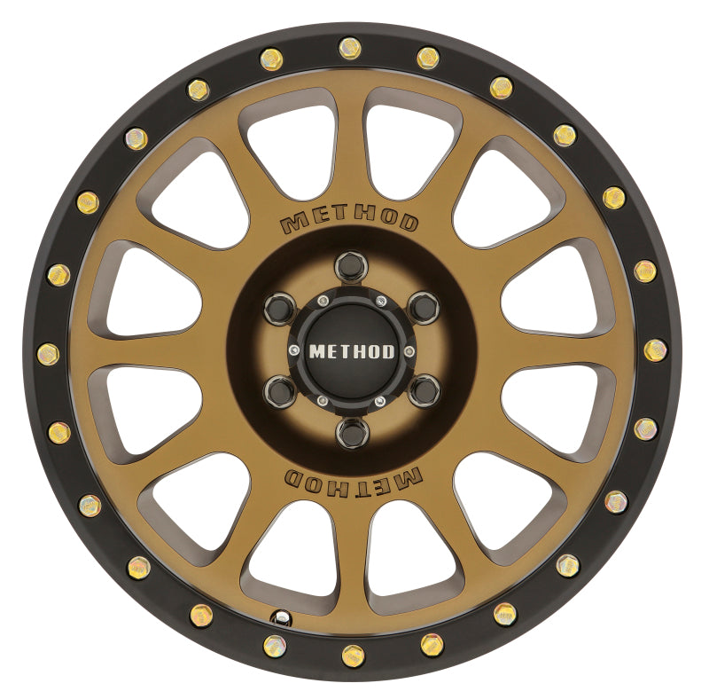 Method Wheels Wheels - Cast Method MR305 NV 17x8.5 0mm Offset 6x5.5 108mm CB Method Bronze/Black Street Loc Wheel