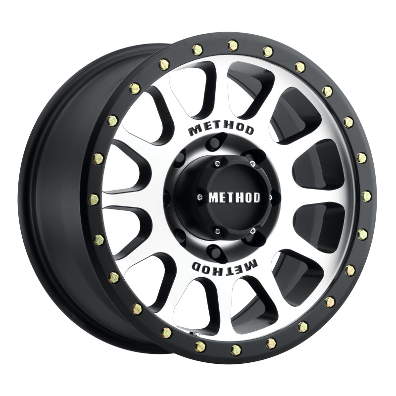 Method Wheels Wheels - Cast Method MR305 NV 17x8.5 0mm Offset 8x6.5 130.81mm CB Machined/Black Street Loc Wheel